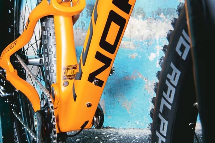   Norco: Auch hier passt eine zweite Trinkflasche unters Unterrohr.