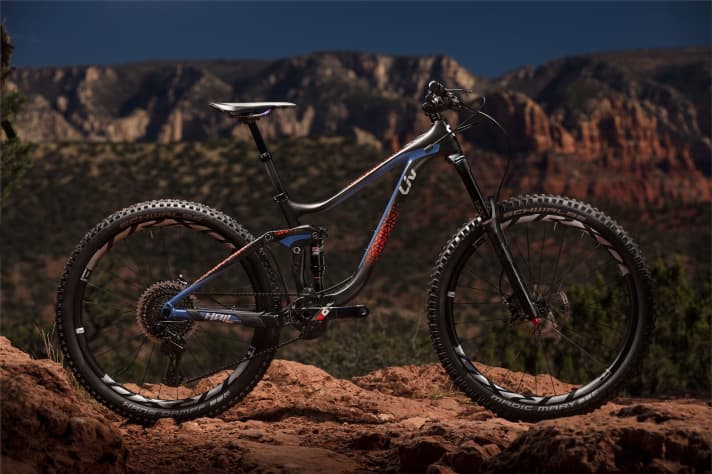 The high-end enduro bike from Liv is called Hail Advanced 0.