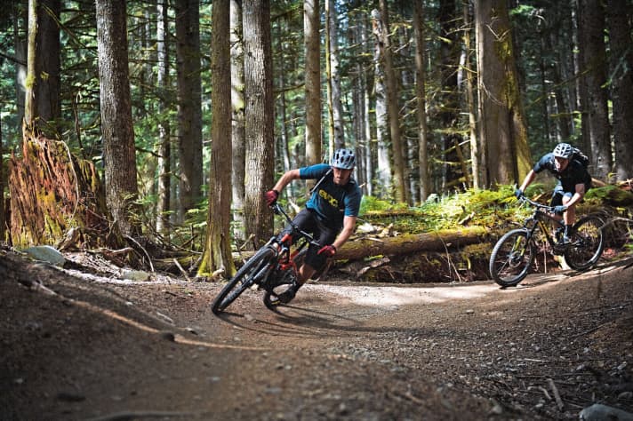   Gentle wave: The term "Northshore" stands for breakneck wooden constructions, but most of the trails wind gently through the woods.