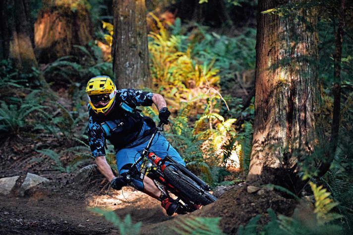   Die Trails an der Northshore bringen jeden Biker in Schräglage. Doch keine Bange. Nahezu jede Kurve wird von einem perfekt gebauten Anlieger flankiert. 