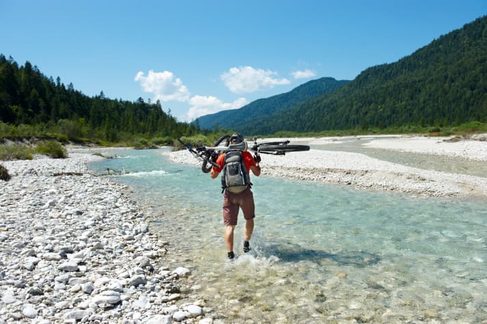  In the Isar floodplains around Vorderriß, you feel like you're in Canada.