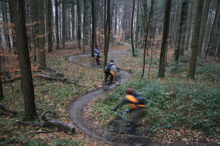   Perfekter Shape: die Lindwurm-Sektion der Borderline am Roßkopf.