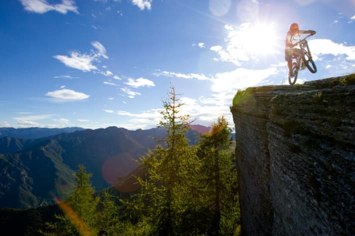   Cima Rocca Pia: atemberaubender Blick ins Etschtal.