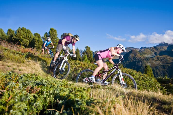   Die Fullys im Testbetrieb, Sölden