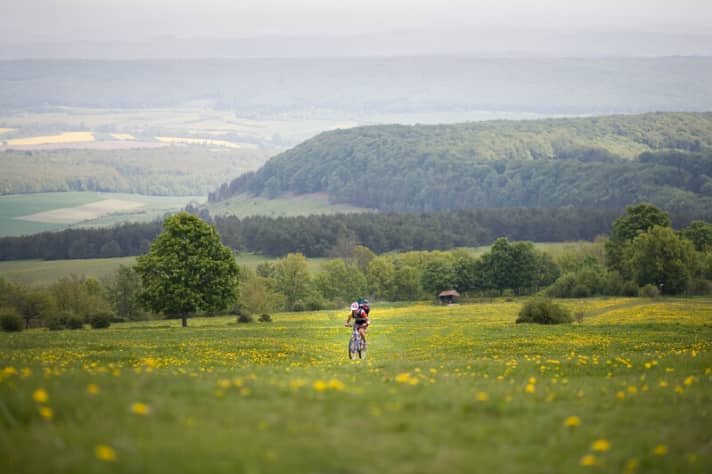   Landschaft der emotionsverstärkenden Art: Vom Gebaberg aus hörten die Sowjets den Klassenfeind  ab.