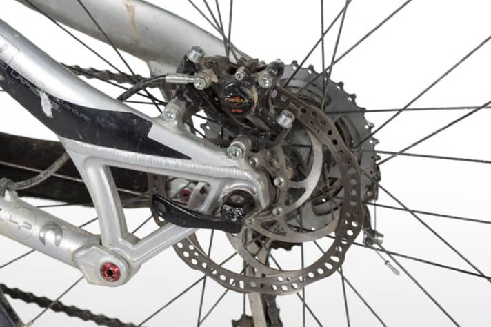   A larger disc would have been useful on the rear wheel - but the change is quick.