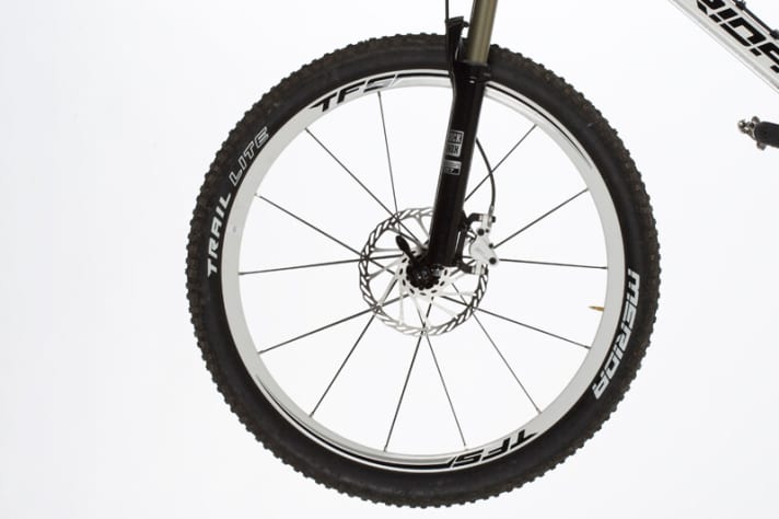   The symmetrically stored wheels add a visual accent.