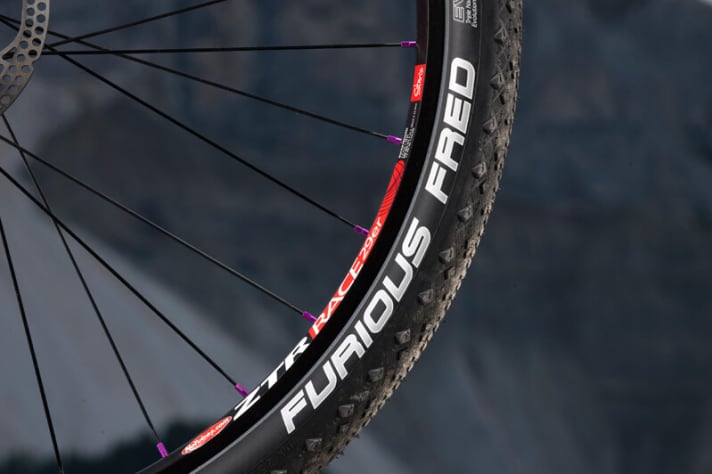   Im Gelände stößt der schmale, schwach profilierte Furious Fred zu schnell an seine Grenzen.