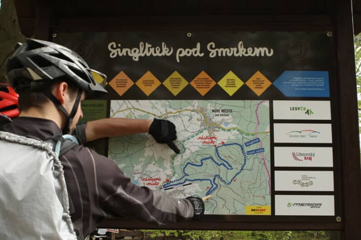   Übersicht über die ersten Kilometer, die sich sehen lassen können. 30 Kilometer kommen noch dazu.