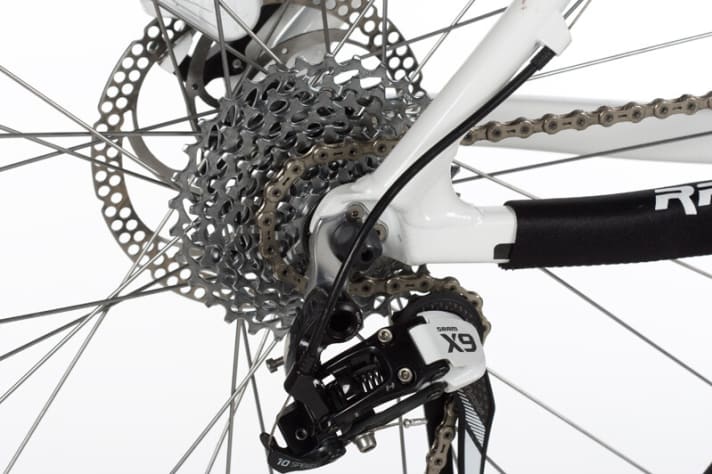   A cassette with 32 teeth is usually too small for beginners. That's why we always recommend the 36-tooth version.