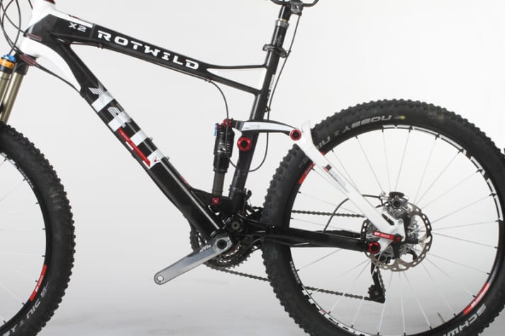   The revised rear suspension of the R.X2 impressed all test riders with its all-round excellent function.