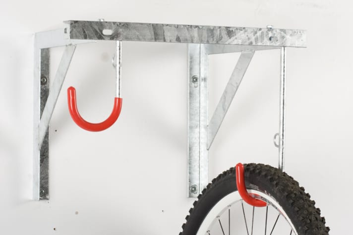   Hanging up the bike...