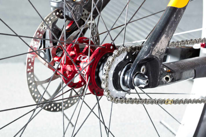   Singlespeed: There are no chain jams here.
