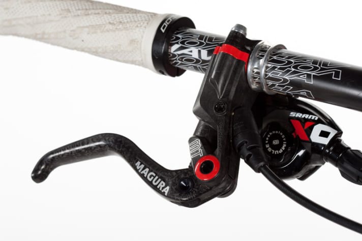   Magura MT8: Like the Shimano Shadow rear derailleur, this extremely light brake is one of the most popular tuning parts. At Bergamont, Cannonale and Radon.