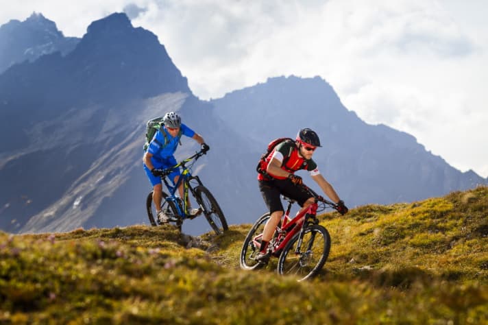   Auch mit längere Gabel behält das Riot LT seinen verspielten Charakter.