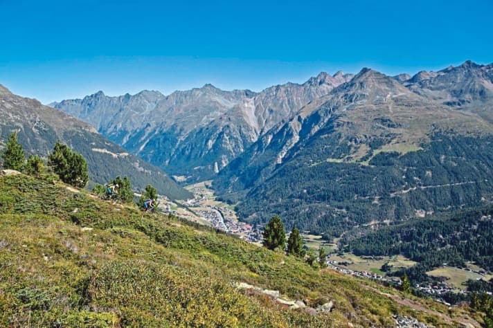   Der Nene-Trail ist fahrtechnisch etwas schwerer wie die Teäre Line, aber trotzdem für versierte Biker gut und flüssig fahrbar.