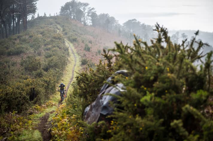   We tested the YT Jeffsy on Madeira not only downhill, but also up a few hundred metres of steep climbs.