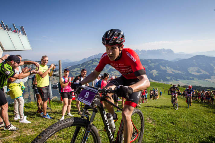   Steep and long climbs are the hallmark of the Kitzalp Marathon in Kirchberg.