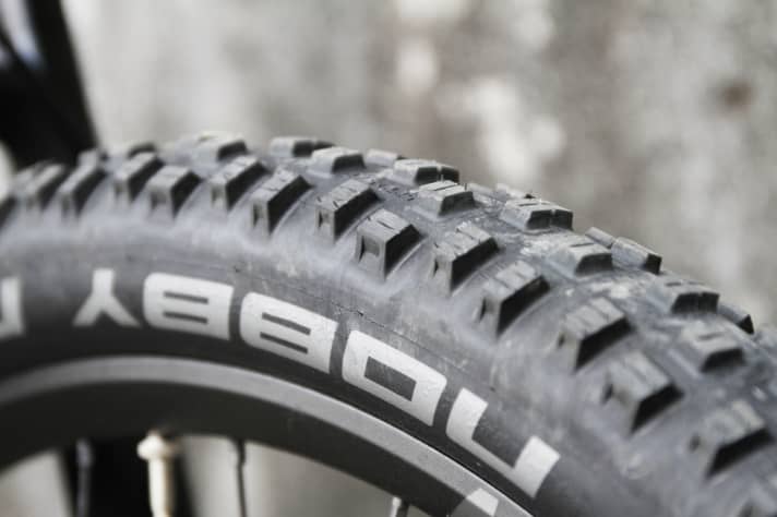   The Rapcon can be ridden with normal tyres and with Plus tyres up to 2.8 inches.