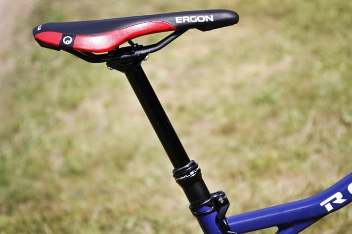  The 31.6 mm dimension makes it possible to ride the C1 hardtail with dropper posts.