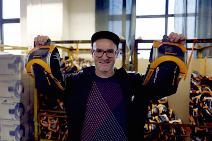   Geschafft! Ein Satz "Trail King 27,5 x 2.2", gebaut von BIKE-Reporter Henri Lesewitz. 