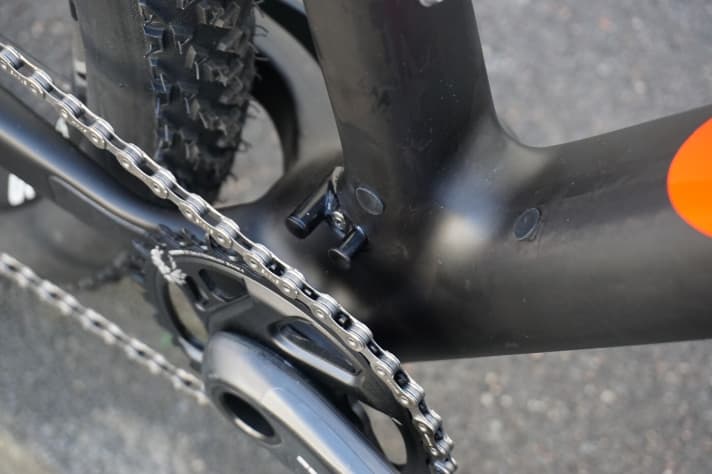   Nicht mehr selbstverständlich: Das Rotwild RR2 ist kompatibel für 2-fach-Antriebe.