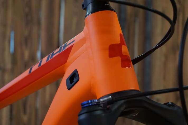   The tube shapes of the aluminium model are strongly oriented towards the higher-quality carbon frame.