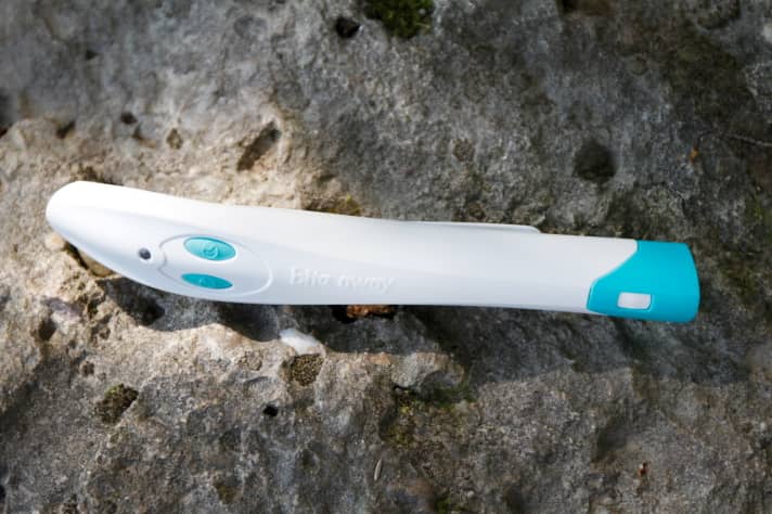 No, this is not a pregnancy test. The bite healer from Bite Away really heats up mosquito bites.