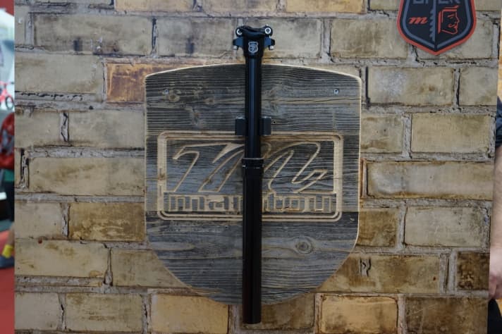   The Manitou Jack dropper post was already fitted exclusively to Bergamont bikes last year and is now also available for retrofitting to any other bike.
