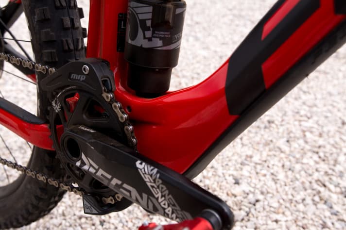   A chain guide from MRP is fitted as standard on both Compulsion models.