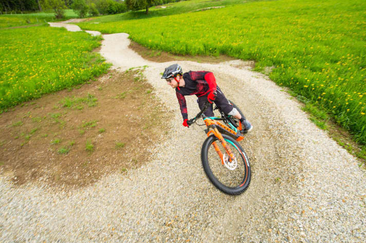   Children and beginners will also be happy on the trails in Trail Land Miesenbach.