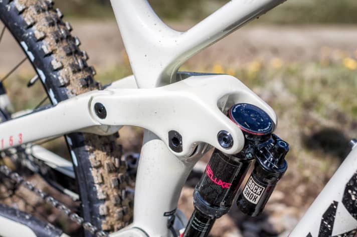   Die Wippe fällt bei der neuen Carbon-Version des Process 153 massiv aus.