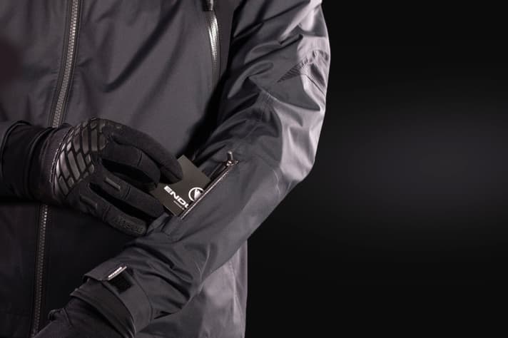   A lift pass, for example, fits in the small sleeve pocket.