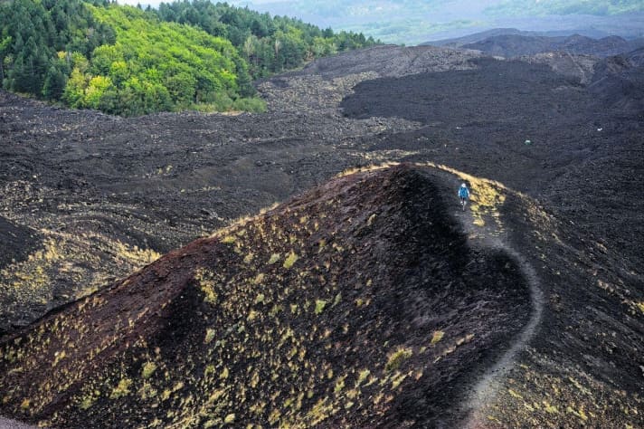   Sicily's big trump card: Mount Etna. The 3323 metre high volcano is a regular source of fireworks.