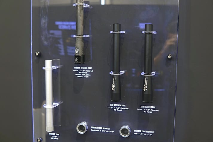   ND Tuned offers various steerer tubes for Fox and Rockshox forks. The partner MRC Trading takes care of customer support in Germany.