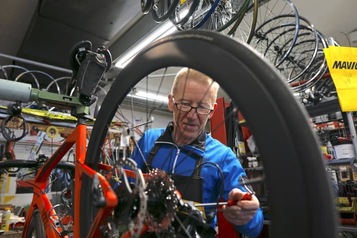 Die Bike-Shops wie Radsport 2000 werden servicelastiger werden.
