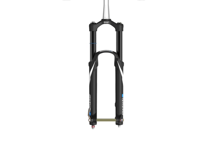   With up to 180 millimetres of suspension travel, SR Suntour's new enduro fork defies any rocky terrain. Three models with different damping cartridges will go on sale at the end of May.