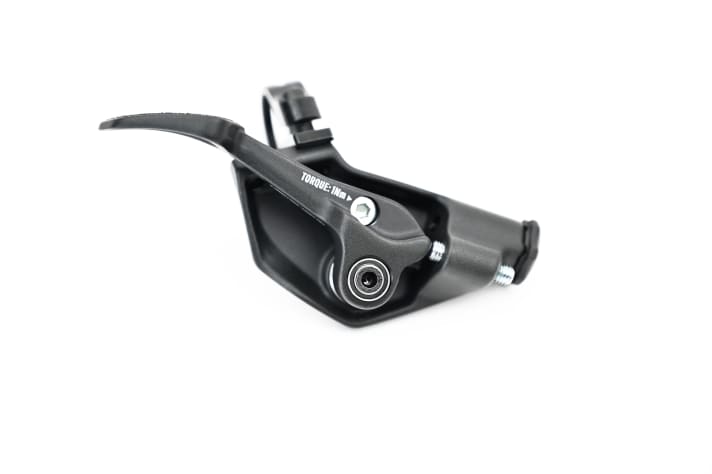A 3 mm Allen key is used to clamp the cable and lever and also to adjust the angle of the lever.
