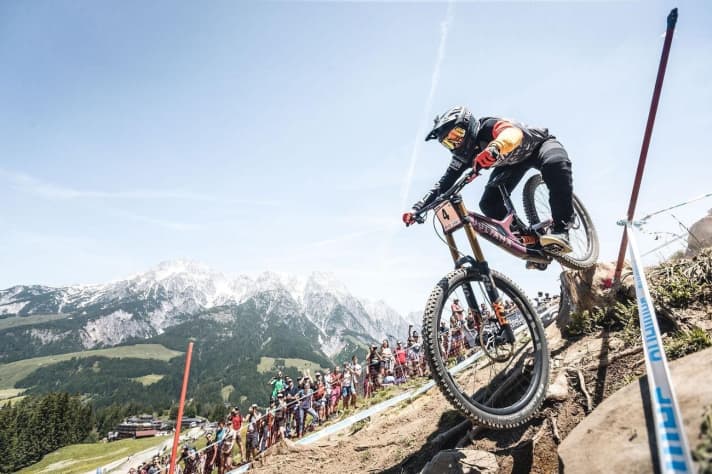   Die Downhill-WM-Strecke 2020 trägt den Namen "Speedster" nicht umsonst.