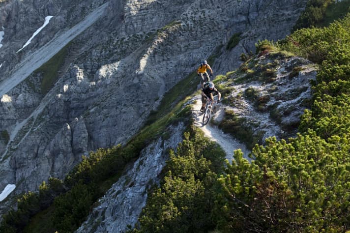   Christoph und Harald in den Stubaier Alpen.