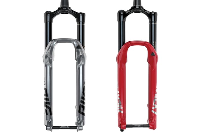   Rockshox Pike und Lyrik. (von links nach rechts)