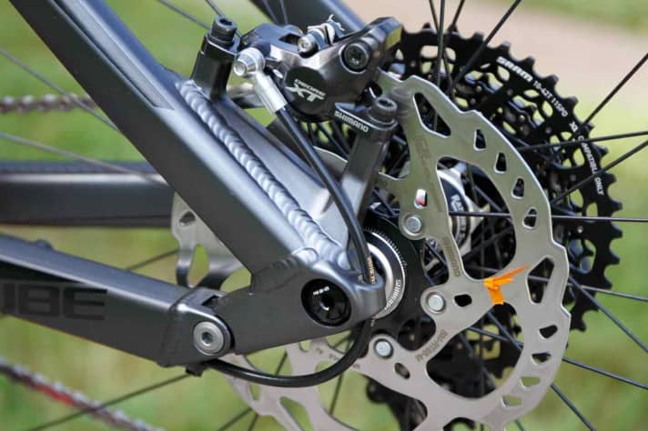   Cleanly laid: The cables mostly run inside the frame. But attention to detail has also been paid in the visible area.