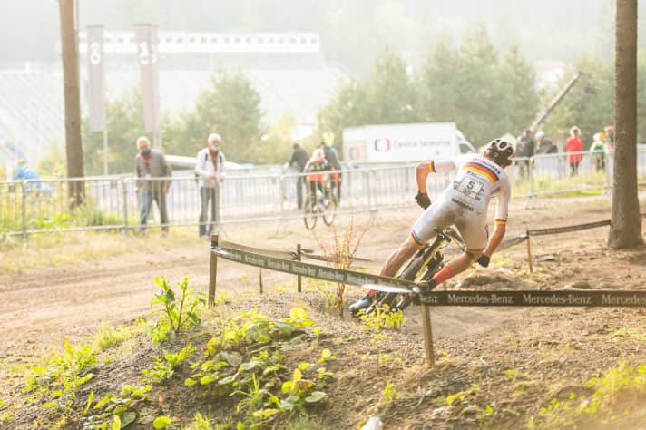   Max Brandl (Lexware) konnte mit dem elften Platz im ersten Elite-Rennen ein weiteres Ausrufezeichen setzen.