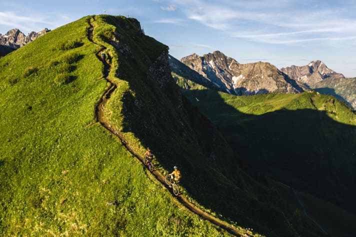   Vor allem Trails in den Bayerischen Alpen sind von Sperrungen bedroht.