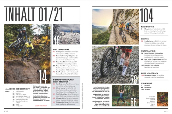 BIKE 1/2021: Contents