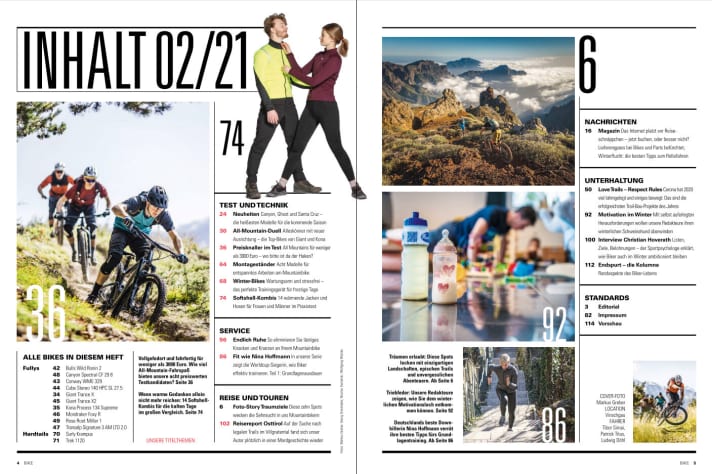 BIKE 2/2021– Inhalt
