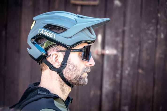 The look of the Abus is certainly debatable - but the fit, especially on somewhat narrower heads, is very good
