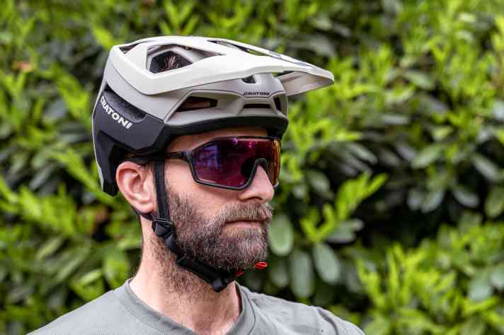Looks good: The inexpensive self-tinting glasses from the sports discounter