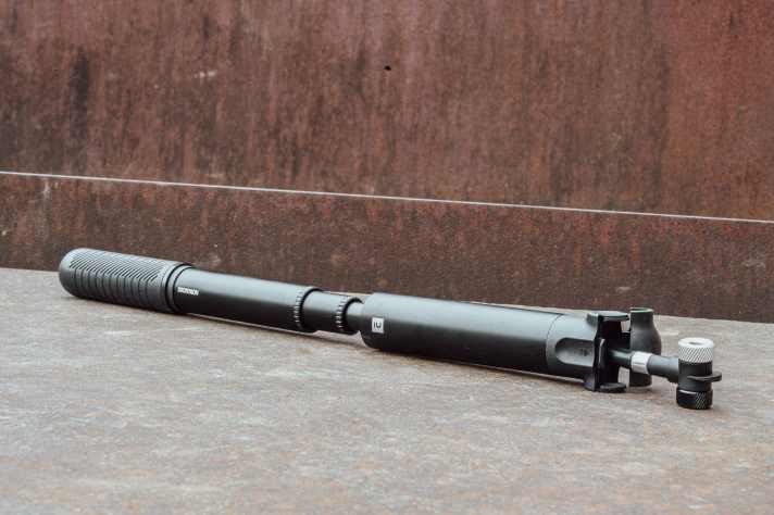 The Decathlon pump is not exactly handy, but it is well equipped and very affordable