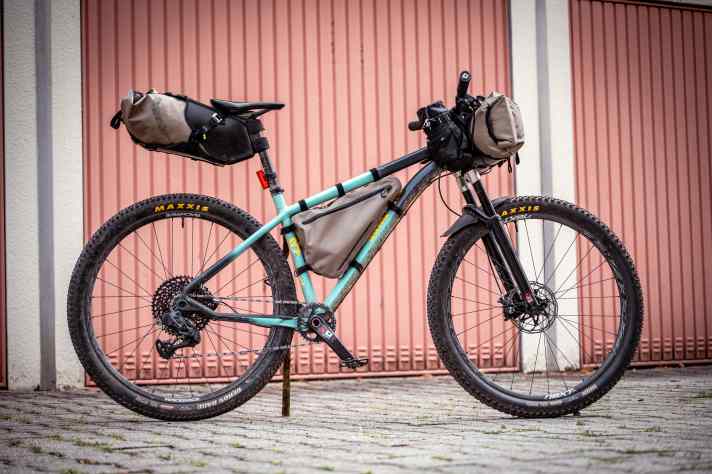 A test of the new bikepacking bags from Decathlon gave me the pleasure of my first overnighter